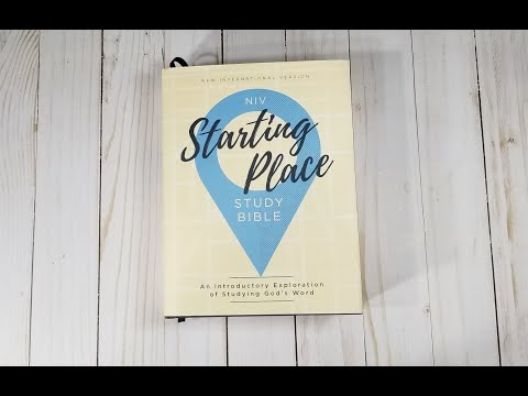 NIV Starting Place Study Bible