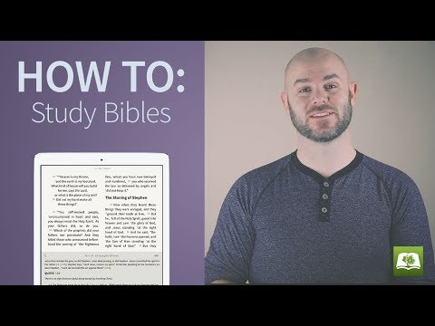 How To: Study Bibles