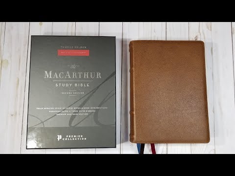 NKJV MacArthur Study Bible Premier Collection