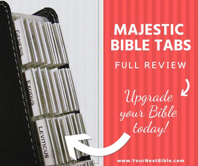majestic bible tabs review
