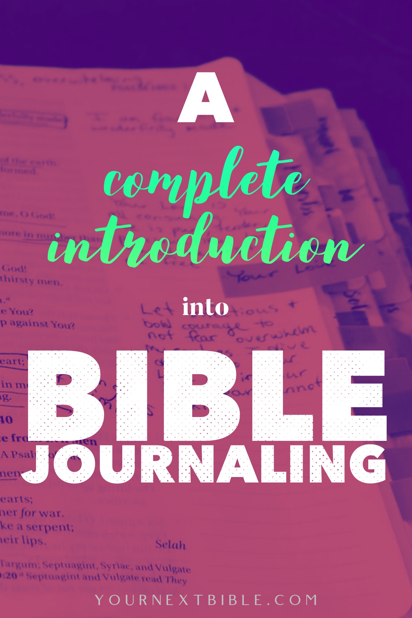 how to start bible journaling